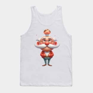 Copy of Cute Grandpa With Grandson Tank Top